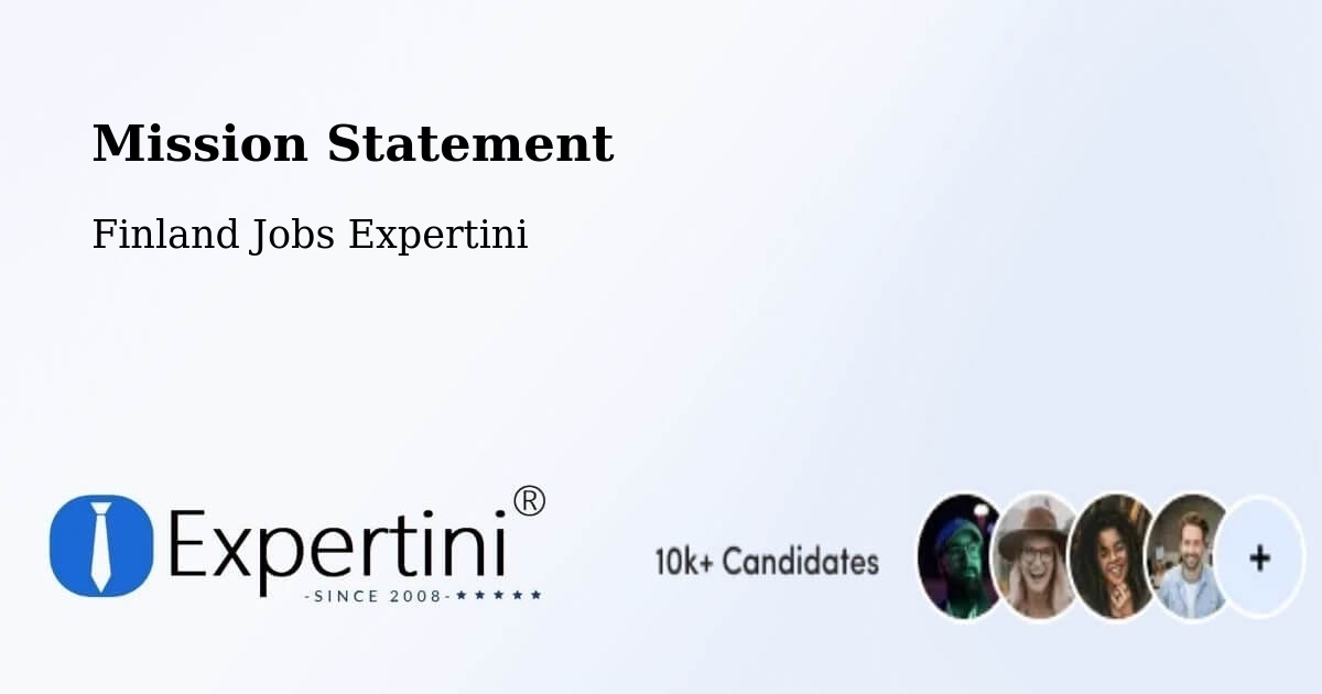 Corporate Mission – Vihti - Finland Jobs Expertini